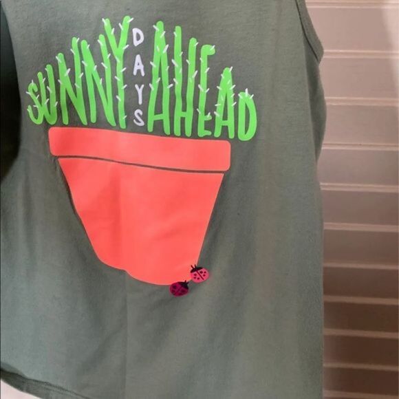 Cat and Jack Graphic tank top featuring a bright cactus - Picture 2 of 3